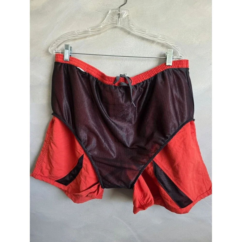 Mens Patagonia Swim Shorts Size XL Drawstring Mesh Lining Orange Red